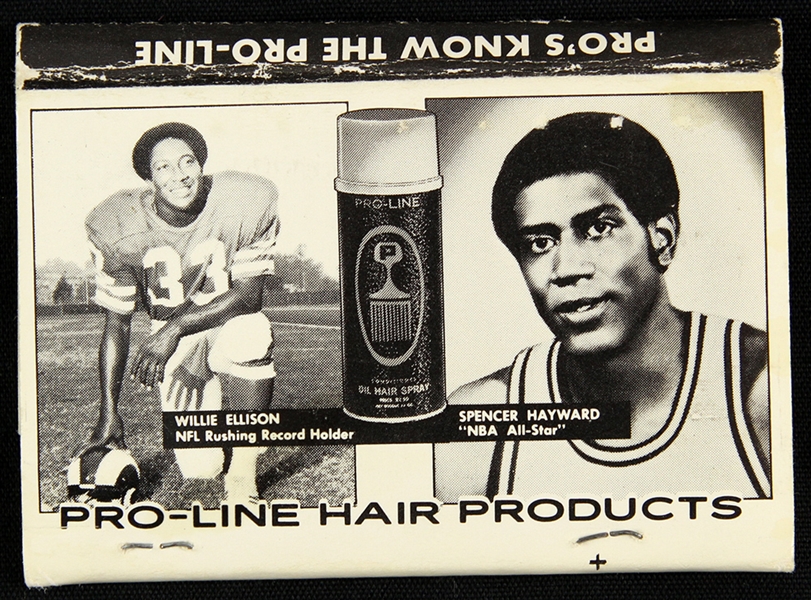 1970s Choice of the Pro Match Book Jimmy Wynn Hegemon Lewis, Maury Wills, Willie Ellison, Spencer Hayward