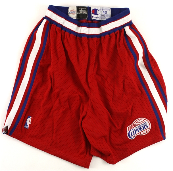1995-99 Lamond Murray Los Angeles Clippers Game Worn Uniform Shorts (MEARS LOA)