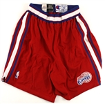 1995-99 Lamond Murray Los Angeles Clippers Game Worn Uniform Shorts (MEARS LOA)