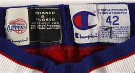 1995-99 Lamond Murray Los Angeles Clippers Game Worn Uniform Shorts (MEARS LOA)