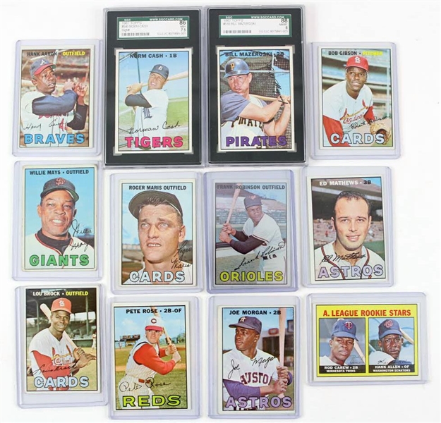 1967 Topps Partial Set (581/609)