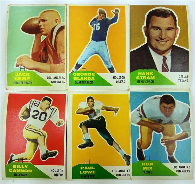 1960 Fleer Football Card Lot (72)