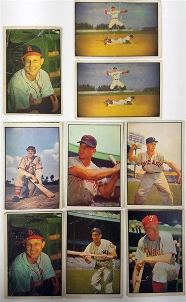 1953 Bowman Color Baseball Card Lot (76)