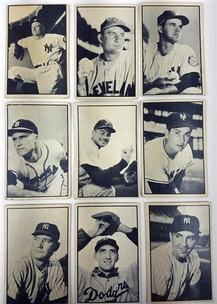 1953 Bowman Black & White Partial Set (39/64)