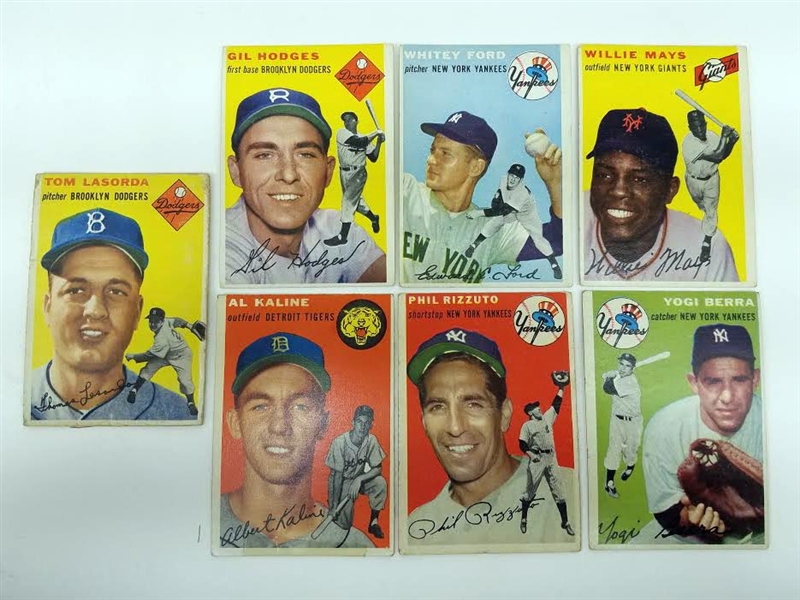 1954 Topps Baseball Card Partial Set (210/250)