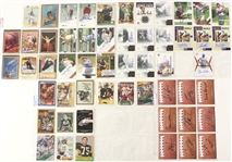 1980'-2000's Golf Football Olympics Signed Trading Cards - Lot of 200
