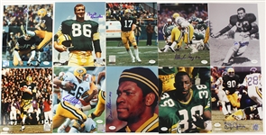 1980's-90's Green Bay Packers Signed 8 x 10 Photos - Lot of 58 *JSA*