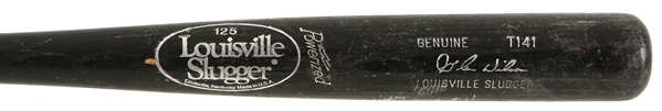 1986-88 Glenn Wilson Phillies/Pirates Signed Louisville Slugger Professional Model Game Used Bat (MEARS LOA/JSA)