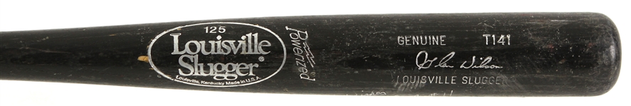 1986-88 Glenn Wilson Phillies/Pirates Signed Louisville Slugger Professional Model Game Used Bat (MEARS LOA/JSA)