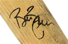1990 Bill Spiers Milwaukee Brewers Signed Louisville Slugger Professional Model Game Used Bat (MEARS LOA/JSA)
