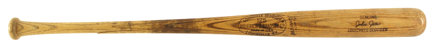 1969 Johnny Jeter Philadelphia Phillies H&B Louisville Slugger Professional Model Game Used Bat (MEARS LOA)