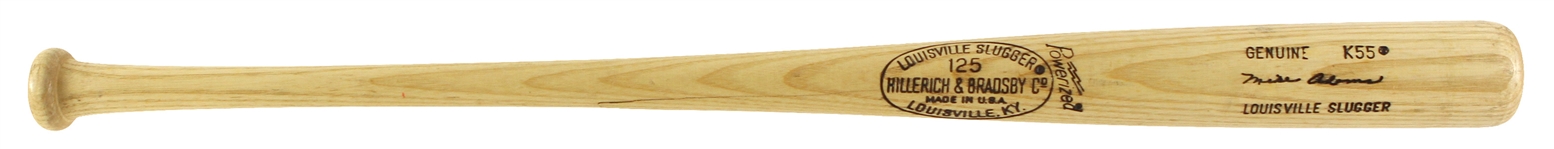 1977 Mike Adams Chicago Cubs H&B Louisville Slugger Professional Model Bat (MEARS LOA)