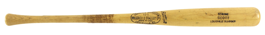 1973-75 Scott H&B Louisville Slugger Professional Model Game Used Bat (MEARS LOA)