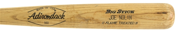 1977-79 Joe Nolan Atlanta Braves Adirondack Professional Model Game Used Bat (MEARS LOA)