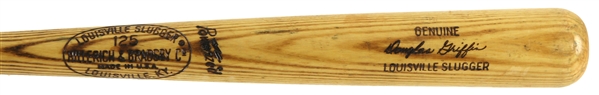 1973-75 Doug Griffin Boston Red Sox H&B Louisville Slugger Professional Model Game Used Bat (MEARS LOA)