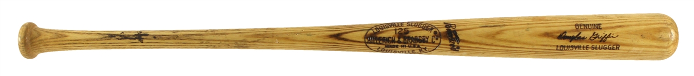1973-75 Doug Griffin Boston Red Sox H&B Louisville Slugger Professional Model Game Used Bat (MEARS LOA)