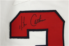 1994-2009 Atlanta Braves Game Worn Jersey Collection - Lot of 5 w/ Mark Whiten, Mike Cather Signed & More (MEARS LOA/JSA)