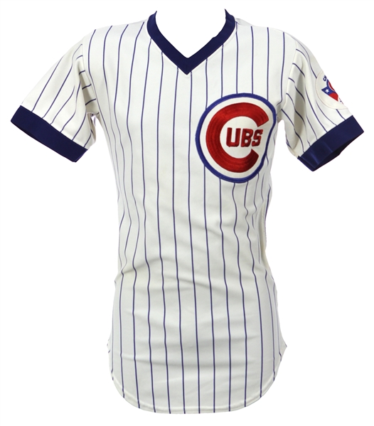 1976 Randy Hundley Chicago Cubs Signed Game Worn Home Jersey (MEARS LOA/JSA)