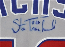 1995 Steve Trachsel Chicago Cubs Signed Game Worn Road Jersey (MEARS LOA/JSA)