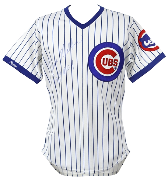 1989 Jerome Walton Chicago Cubs Signed Home Jersey (MEARS LOA/JSA) Rookie of the Year Season