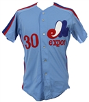 1985 Tim Raines Montreal Expos Signed Game Worn Road Jersey (MEARS A10/JSA)