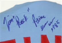 1985 Tim Raines Montreal Expos Signed Game Worn Road Jersey (MEARS A10/JSA)