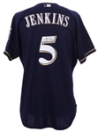 2000 Geoff Jenkins Milwaukee Brewers Signed Game Worn Alternate Jersey (MEARS LOA/JSA)