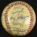 1988 Chicago Cubs Team Signed ONL Giamatti Baseball w/ 28 Signatures Including Andre Dawson, Billy Williams, Goose Gossage, Don Zimmer & More (JSA)
