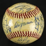 1988 Chicago Cubs Team Signed ONL Giamatti Baseball w/ 28 Signatures Including Andre Dawson, Billy Williams, Goose Gossage, Don Zimmer & More (JSA)