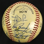 1988 Chicago Cubs Team Signed ONL Giamatti Baseball w/ 28 Signatures Including Andre Dawson, Billy Williams, Goose Gossage, Don Zimmer & More (JSA)