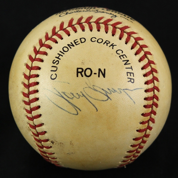 1984-86 Tony Gwynn San Diego Padres Signed ONL Feeney Game Used Baseball (MEARS LOA/JSA)