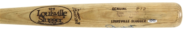 1983-85 Robin Yount Milwaukee Brewers Signed Louisville Slugger Professional Model Game Used Bat (MEARS A8 & PSA/DNA)