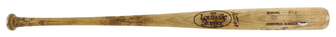 1983-85 Robin Yount Milwaukee Brewers Signed Louisville Slugger Professional Model Game Used Bat (MEARS A8 & PSA/DNA)