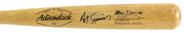 1971-79 Ted Simmons St. Louis Cardinals Signed Adirondack Professional Model Game Used Bat (MEARS LOA/JSA)