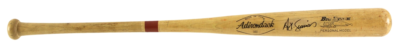1971-79 Ted Simmons St. Louis Cardinals Signed Adirondack Professional Model Game Used Bat (MEARS LOA/JSA)