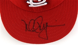 1998 Mark McGwire St. Louis Cardinals Signed All Star Game Cap (MEARS LOA/JSA/Player Letter)