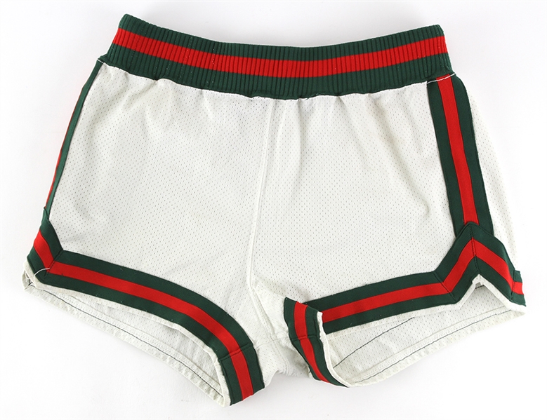 1973-75 Milwaukee Bucks #24 Game Worn Home Uniform Shorts (MEARS LOA)