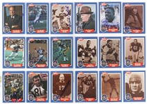 1988 Swell Hall of Fame Football Trading Card Set - Complete Set of 144 w/ 97 Signed Including Don Hutson, Jim Brown, Johnny Unitas, Joe Namath & More (JSA)