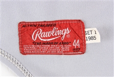 1985 Brian Harper St. Louis Cardinals Game Worn Road Jersey (MEARS LOA)