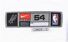 2002-03 Tim Duncan San Antonio Spurs Game Worn Home Jersey (MEARS LOA) NBA Championship Season