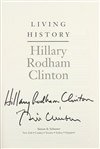 2003 Bill Clinton Hillary Clinton Dual Signed Hardcover Book (JSA)