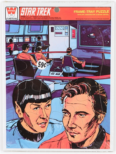 1978 Star Trek 8.25" x 11" Sealed Frame Tray Puzzle