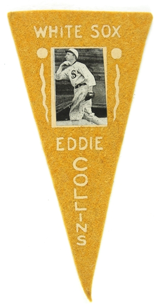 1916 BF2 Ferguson Bakery Eddie Collins Chicago White Sox 6" Mini Pennant
