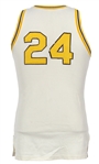 1960's White #34 Sand Knit Game Worn Basketball Jersey (MEARS LOA)