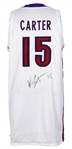 1999-2000 Vince Carter Toronto Raptors Signed Home Jersey (MEARS LOA/JSA)