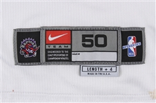 1999-2000 Vince Carter Toronto Raptors Signed Home Jersey (MEARS LOA/JSA)