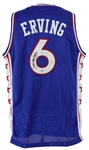 2000's Julius Dr. J Erving Philadelphia 76ers Signed Jersey (PSA/DNA)
