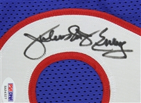 2000's Julius Dr. J Erving Philadelphia 76ers Signed Jersey (PSA/DNA)