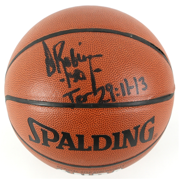 2000s David Robinson San Antonio Spurs Signed Basketball (JSA)