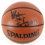 2000s David Robinson San Antonio Spurs Signed Basketball (JSA)